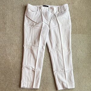 White House Black Market Crisp White Trousers